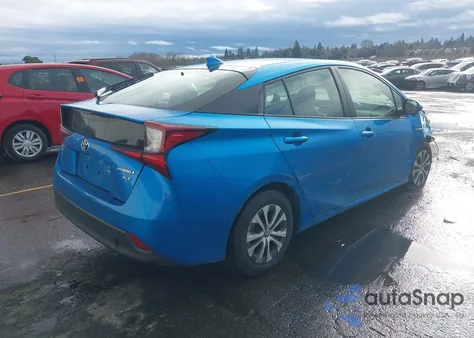 2019 Toyota Prius Xle from USA, damaged, VIN JTDL9RFU8K3009760